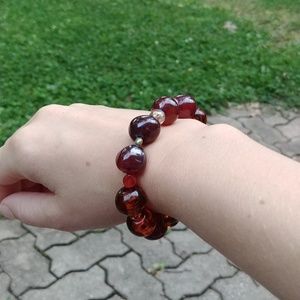 Autumn bead bracelet